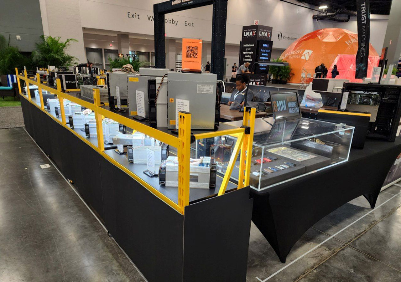 Bitcoin Mining Museum Miami Conference Exhibit