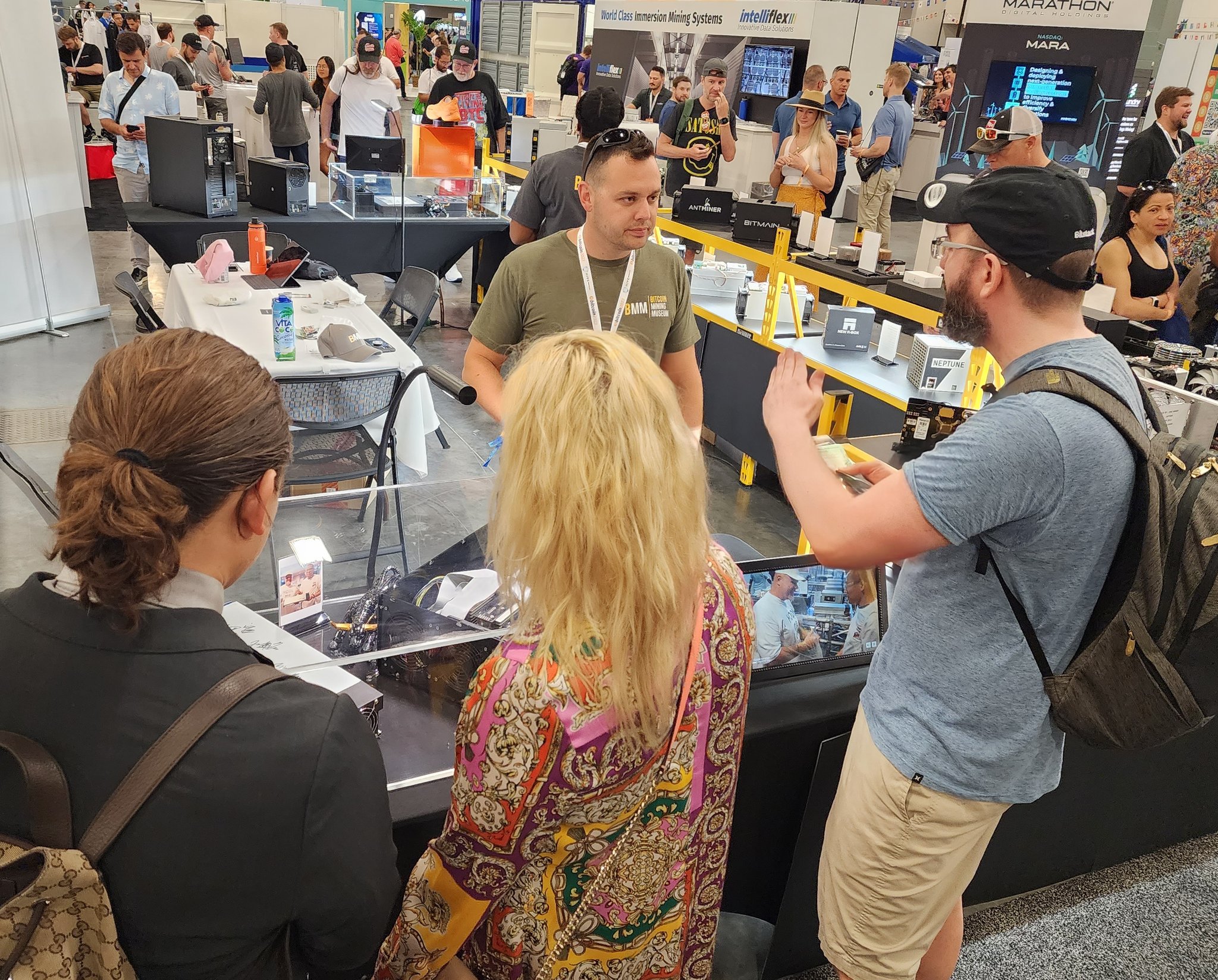 Museum Historian Lance Smith educating attendees